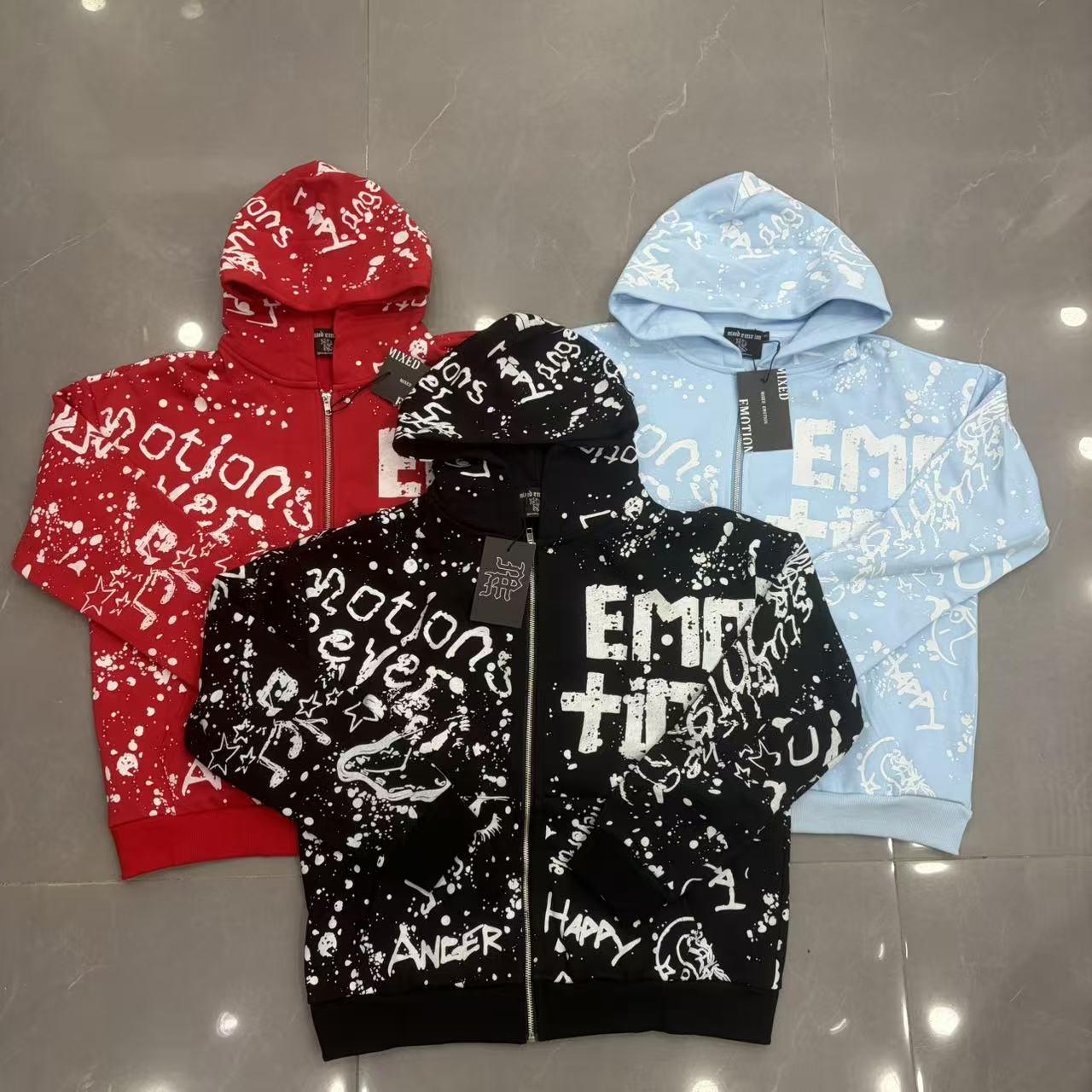 Street Fashion Zip Up Hoodie - Fashionable Zip-Up Jacket, High Quality, 450g