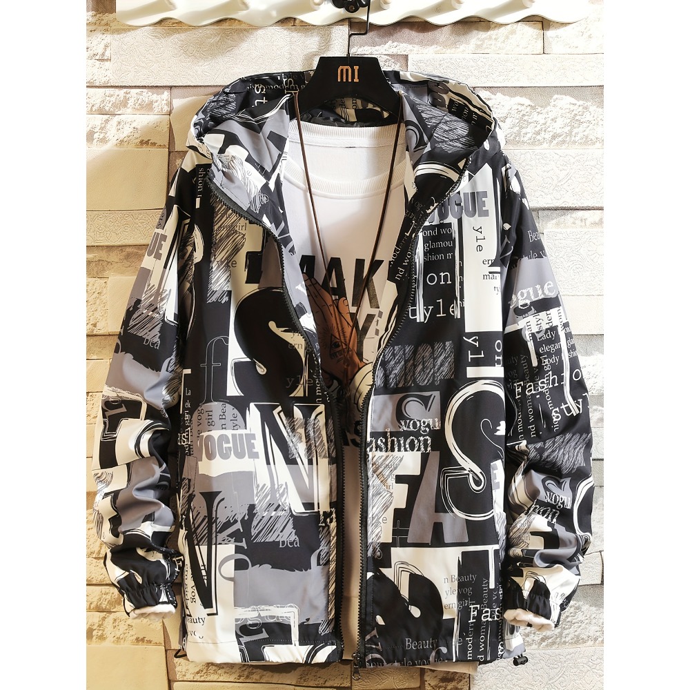 Street Fashion Vogue - Street Fashion Vogue Text Letter Hooded