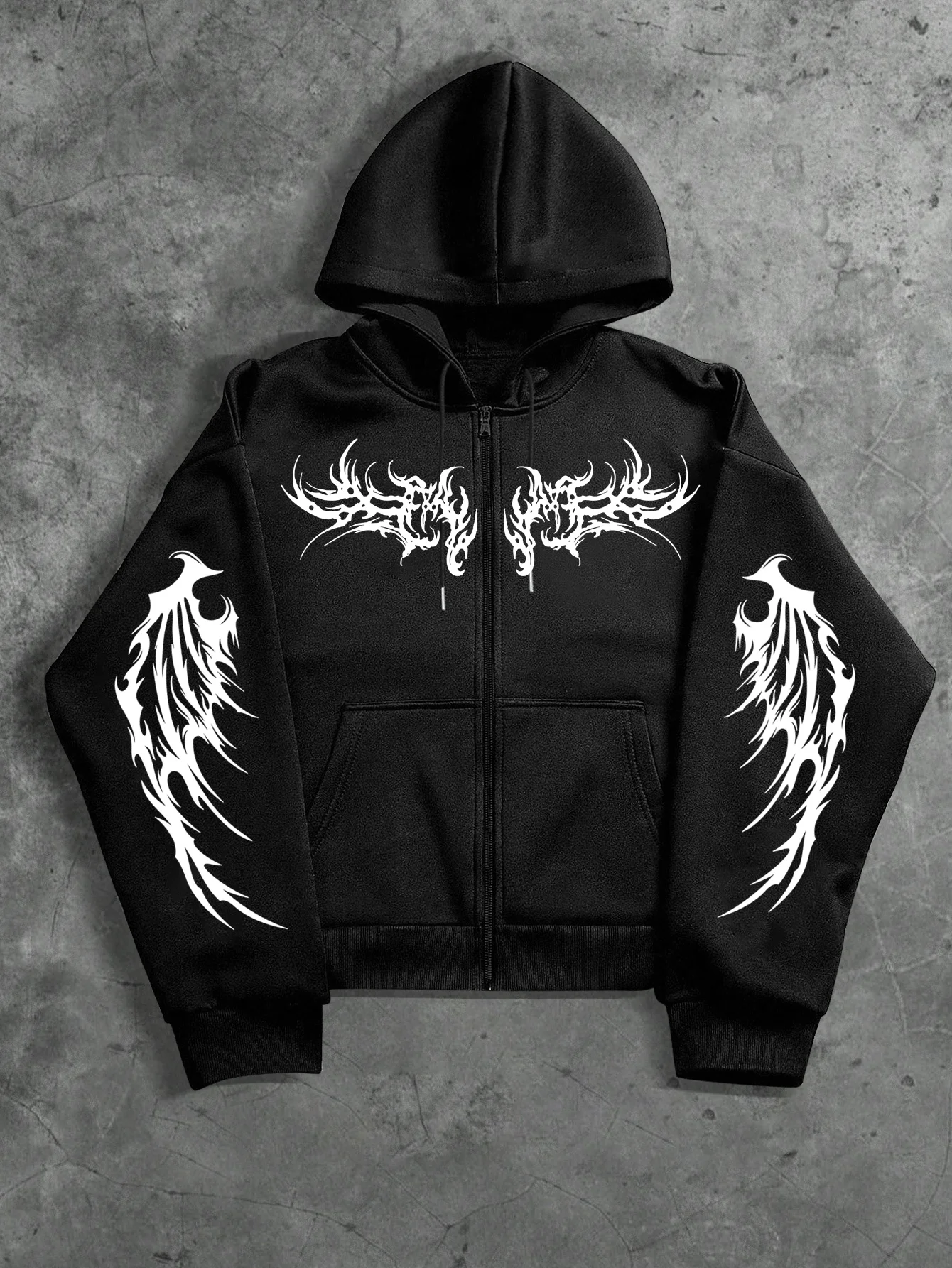 Street Fashion Zip Up Hoodie - The High Street Hoodie Men Zip