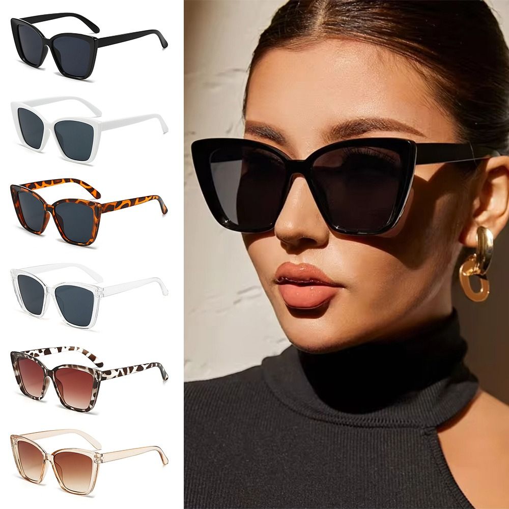 Street Fashion Photoshoot - Street Shooting Cat Eye Sunglasses UV400