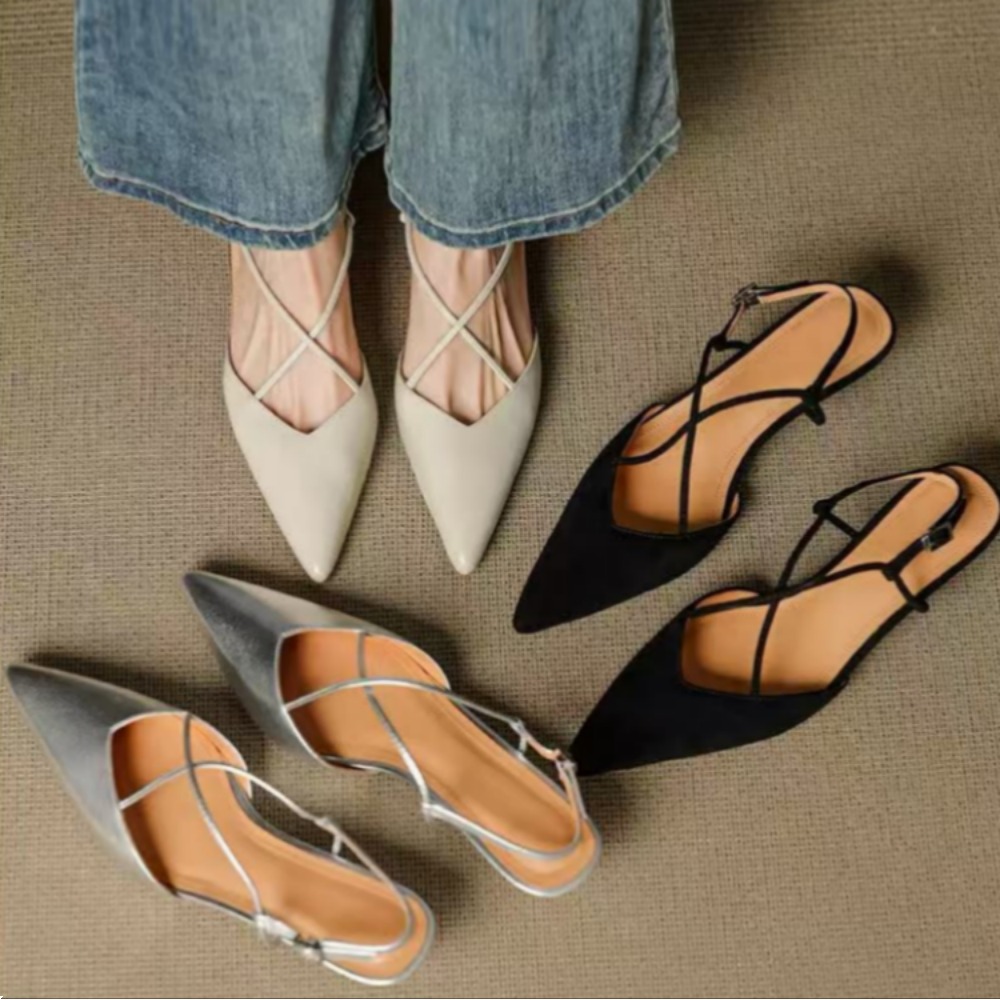 French Street Fashion - 2026 New Style Pointed Toe Low