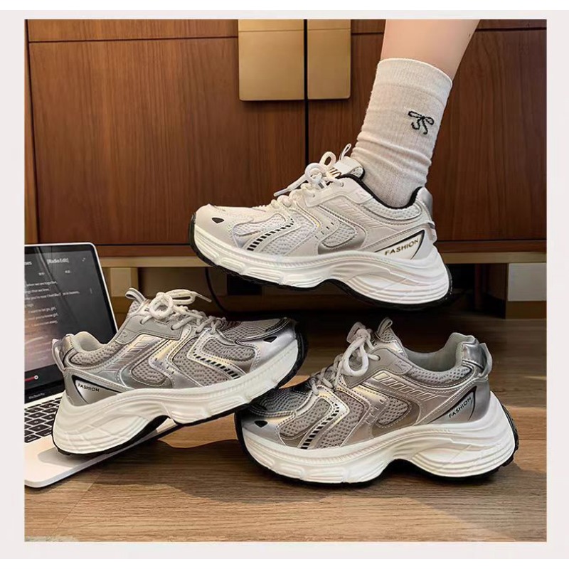 Street Fashion Korea - 2026 Spring Women Unky Dad Sneakers