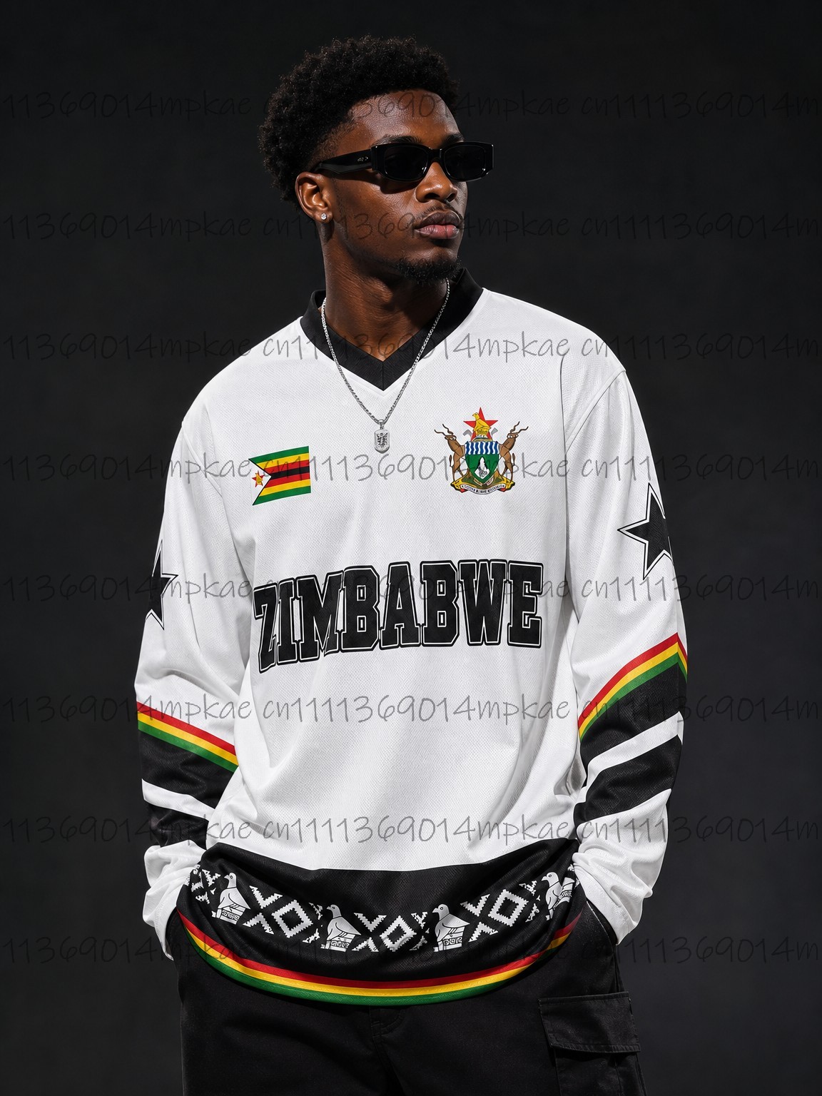 Street Fashion For Man - Autumn Zimbabwe Ethnic Street Style Printed