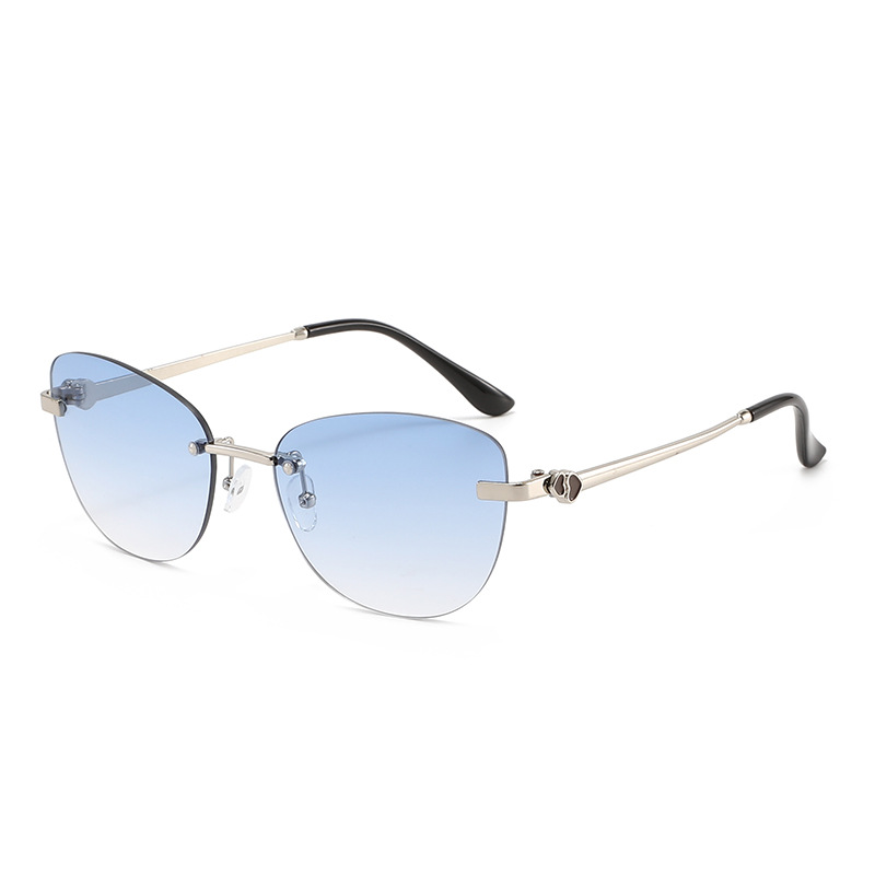 2026 New Vintage Retro Rimless - Street Fashion Photoshoot 评论和价格