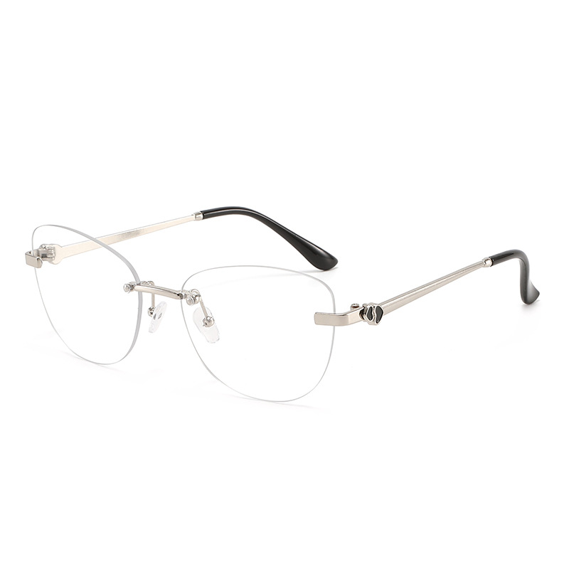 2026 New Vintage Retro Rimless - Street Fashion Photoshoot 评论和价格