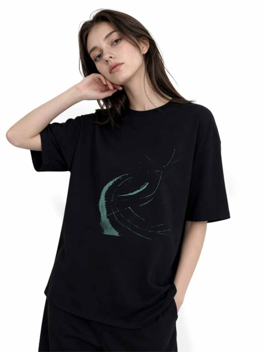 T-Shirts Street Shot Women Cot - Urban Street Fashion Photography 评论和价格
