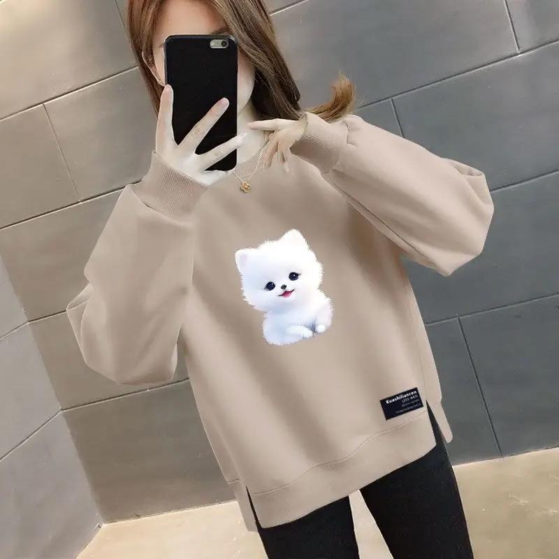 Thickened Fleece Oversize Loos - Oversized Crewneck Fleece 评论和价格