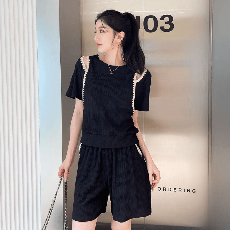 Korean Fashion Off Shoulder T- - Street Fashion Korea 评论和价格