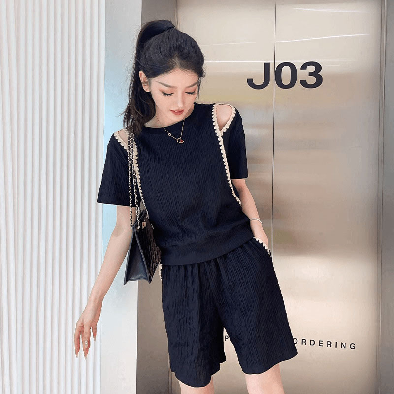 Korean Fashion Off Shoulder T- - Street Fashion Korea 评论和价格