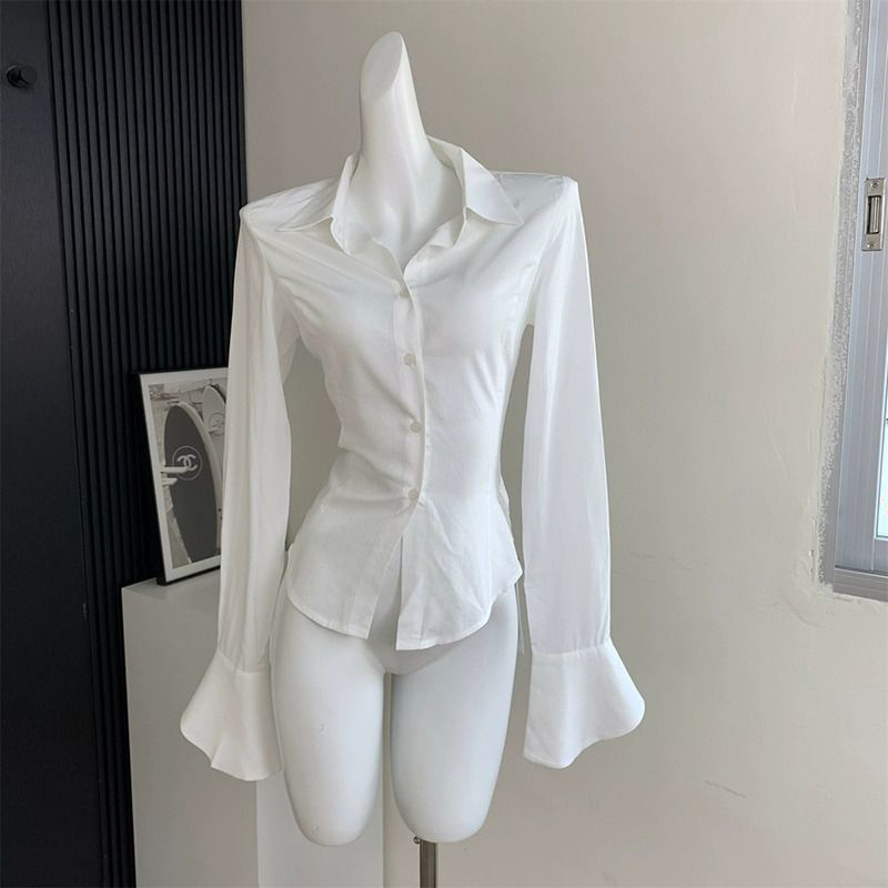 Gidyq Women Black Bandage Shir - Street Fashion Korea 评论和价格