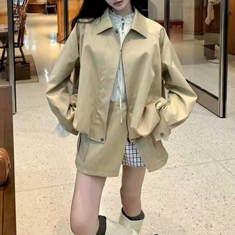 TWOTWINSTYLE Khakl Spliced Poc - Street Fashion News 评论和价格