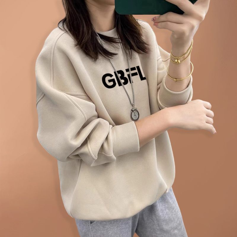2026 Autumn Winter Oversized P - Oversized Crewneck Fleece 评论和价格