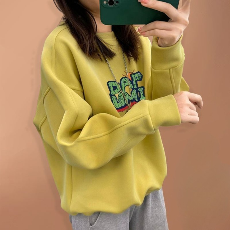 2026 Autumn Winter Oversized P - Oversized Crewneck Fleece 评论和价格