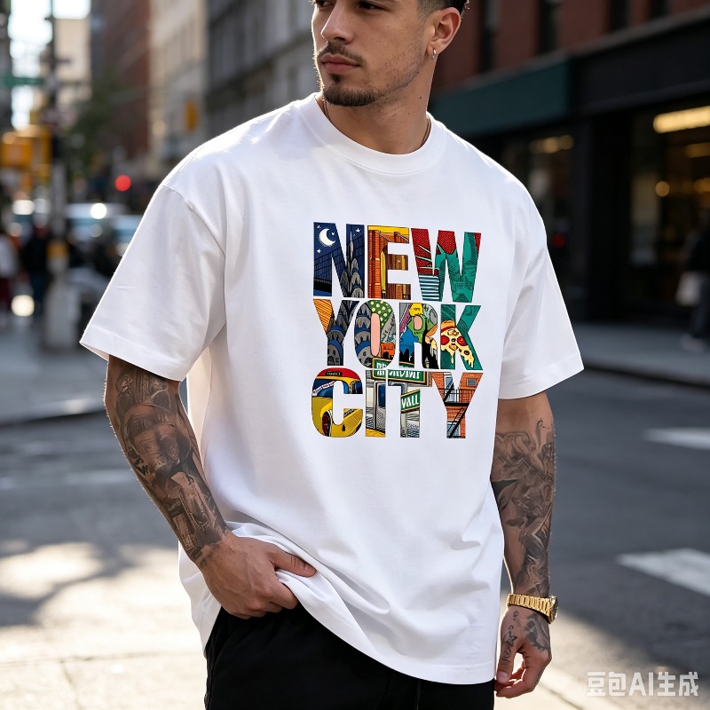 NEW YORK CITY Graphic T-Shirt  - Street Style New York Fashion 评论和价格