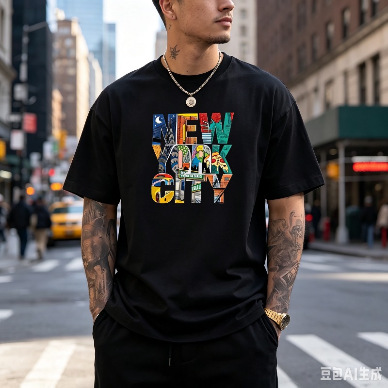 NEW YORK CITY Graphic T-Shirt  - Street Style New York Fashion 评论和价格