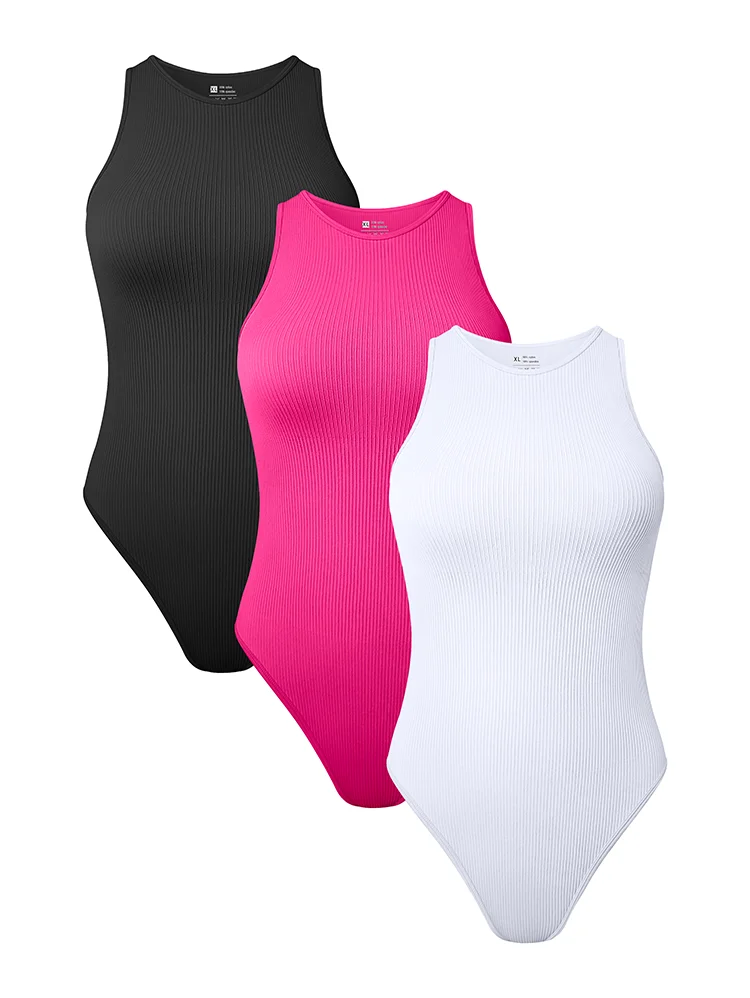 Women Sexy Round Neck Bodysuit - Fashion Street Yoga 评论和价格