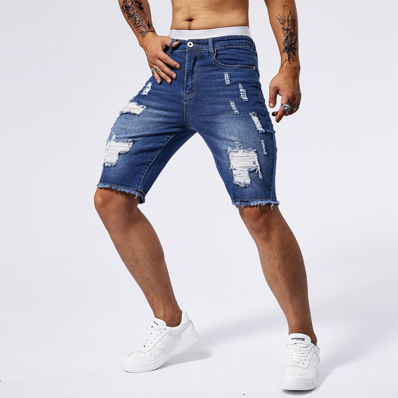 2025 Summer New Men's Ripped D - Street Fashion News 评论和价格