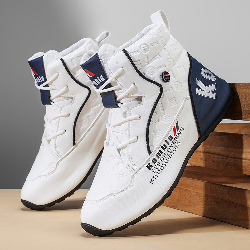 High-Top Casual Sneakers with  - Mesh Top Layering 评论和价格