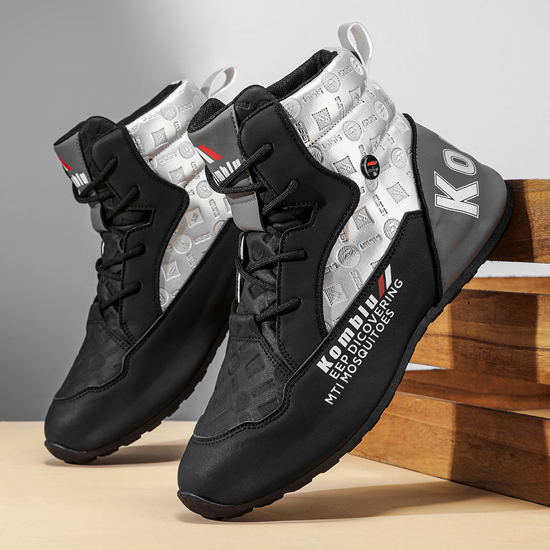 High-Top Casual Sneakers with  - Mesh Top Layering 评论和价格