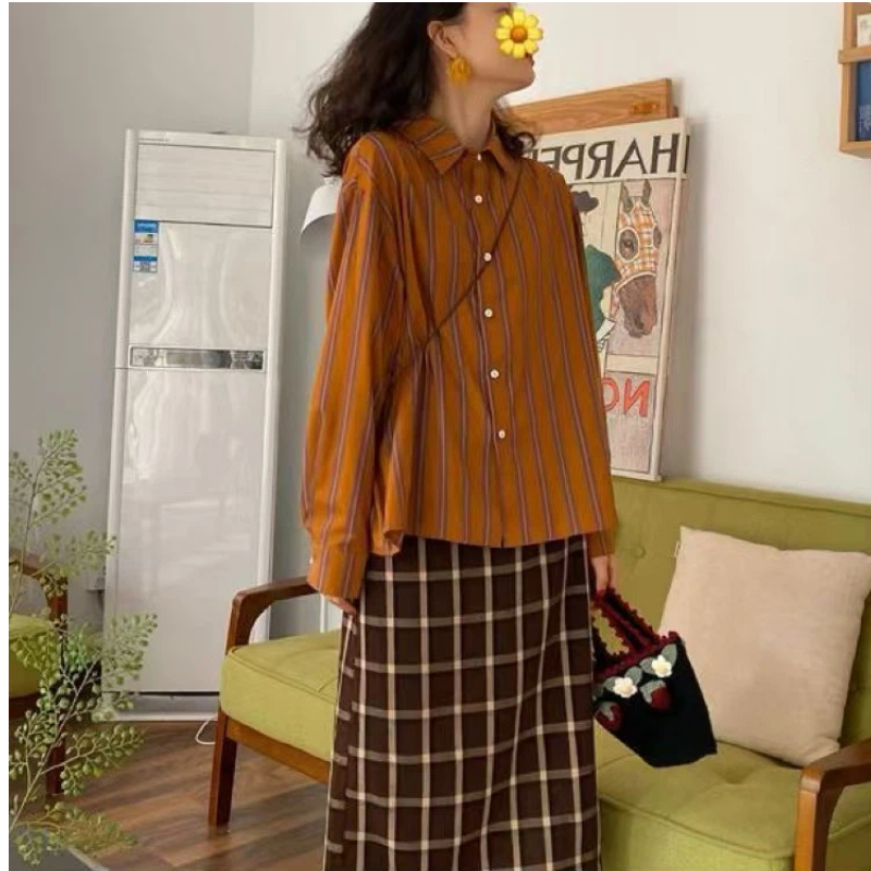 Spring New Striped Loose Casua - Street Fashion Youth 评论和价格