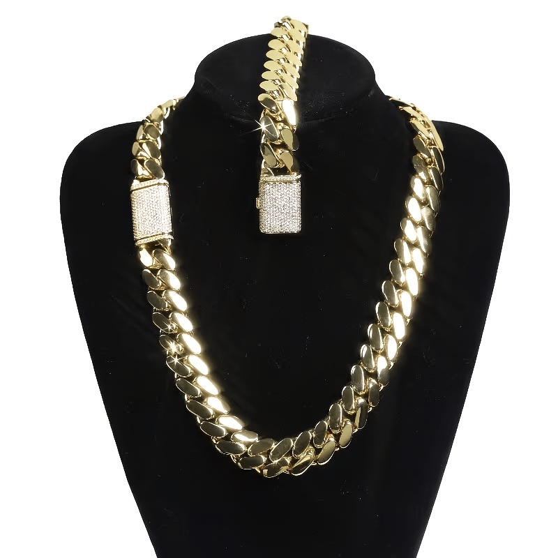 15Mm Men'S Hip Hop Miami Cuban - Street Fashion Blog 评论和价格