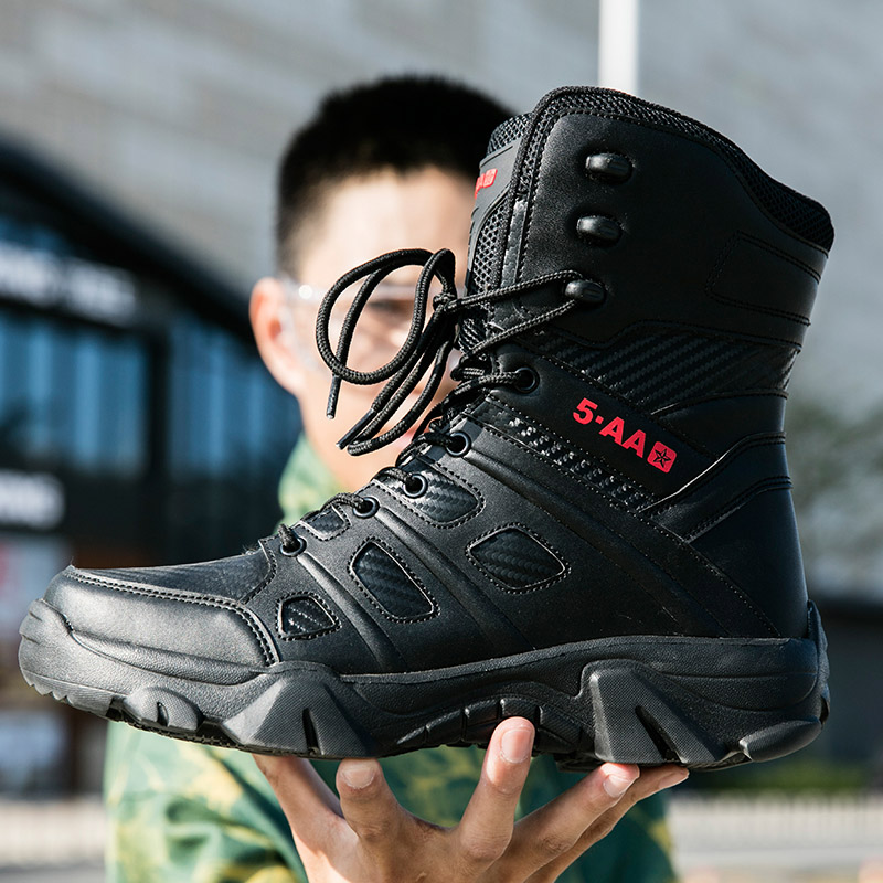 Men's boots Autumn High Top Sh - Mesh Top Layering 评论和价格