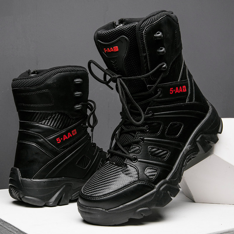 Men's boots Autumn High Top Sh - Mesh Top Layering 评论和价格
