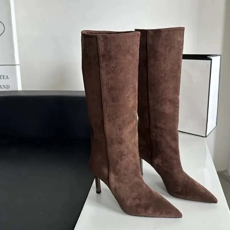 Luxury Women Long Boots Fashio - French Street Fashion 评论和价格