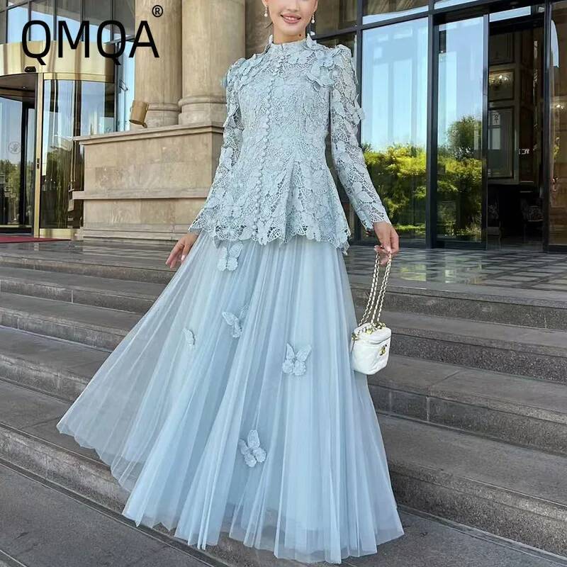 QMQA Fashion Women's Elegant 2 - Mesh Top Layering 评论和价格