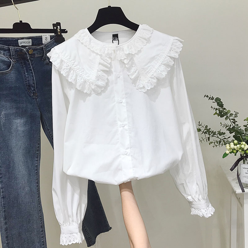 Women Chic Peter Pan Collar Sh - Street Fashion Korea 评论和价格