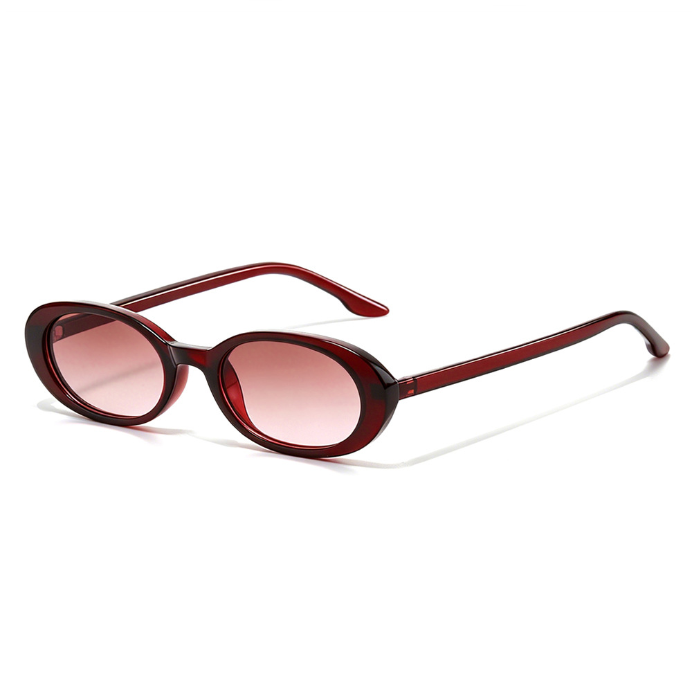 Oval Small Frame Candy Color S - Street Fashion Photoshoot 评论和价格