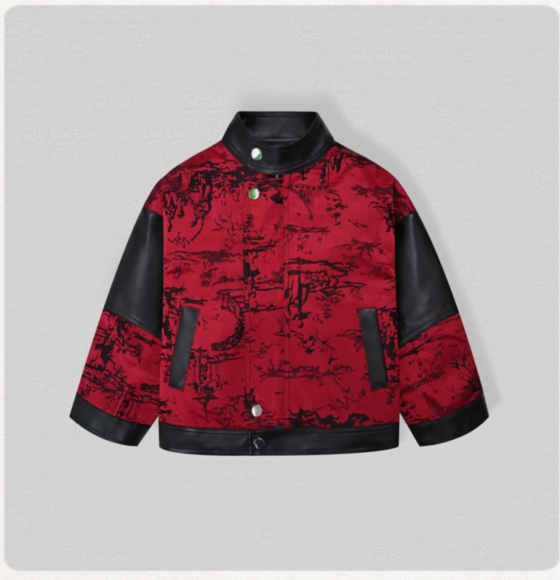 Gentleman Kids Embroidery Moto - Street Fashion News 评论和价格