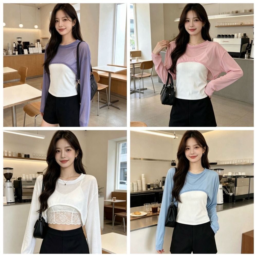Lightweight Mesh Sun Protectio - Mesh Top Layering 评论和价格