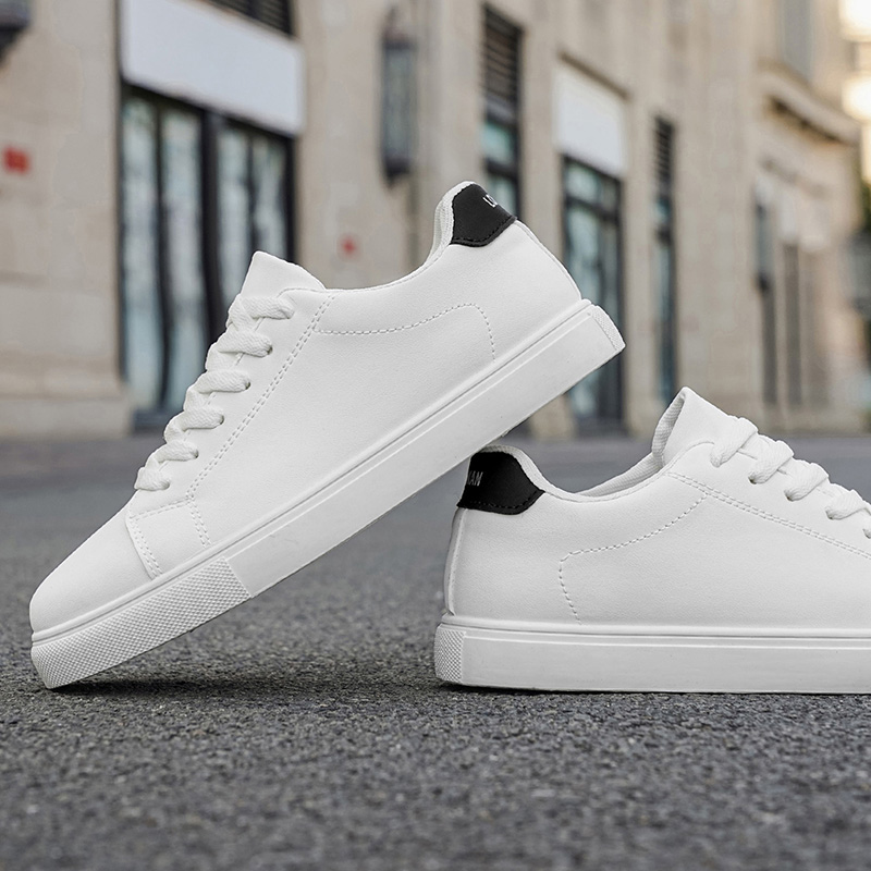 Men's Low-top Leather Casual S - Mesh Top Layering 评论和价格