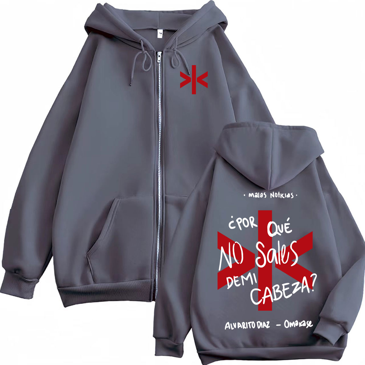 Alvaro Diaz Omakase Album Prin - Street Fashion Zip Up Hoodie 评论和价格