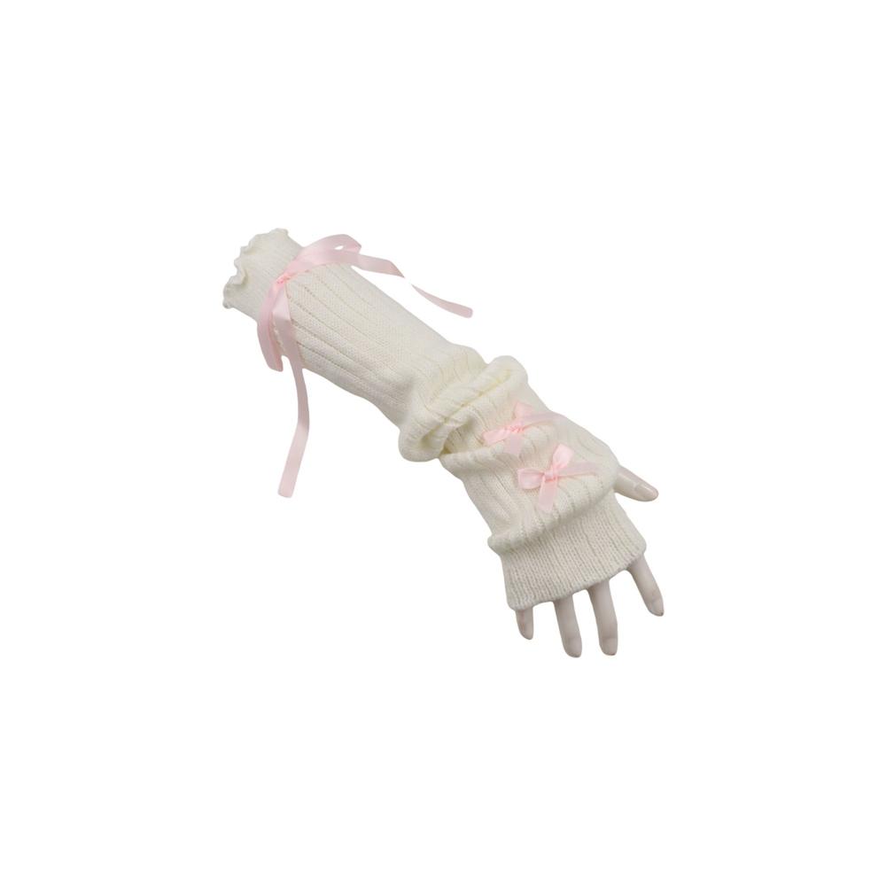 Streetwear Elastic Knitted Bow - Street Fashion Korea 评论和价格