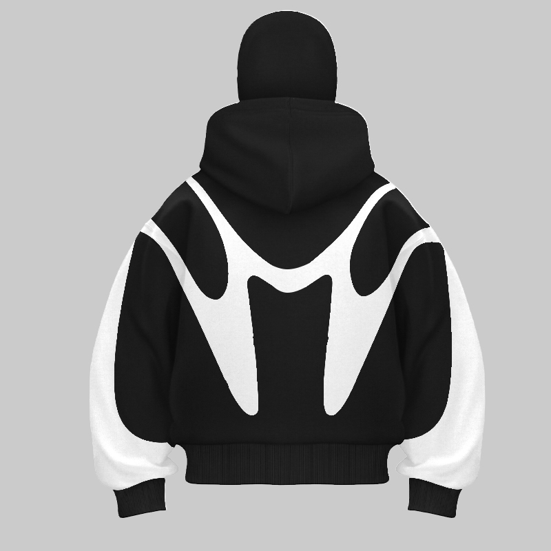 Retro Printed Devil Pattern Do - Street Fashion Zip Up Hoodie 评论和价格