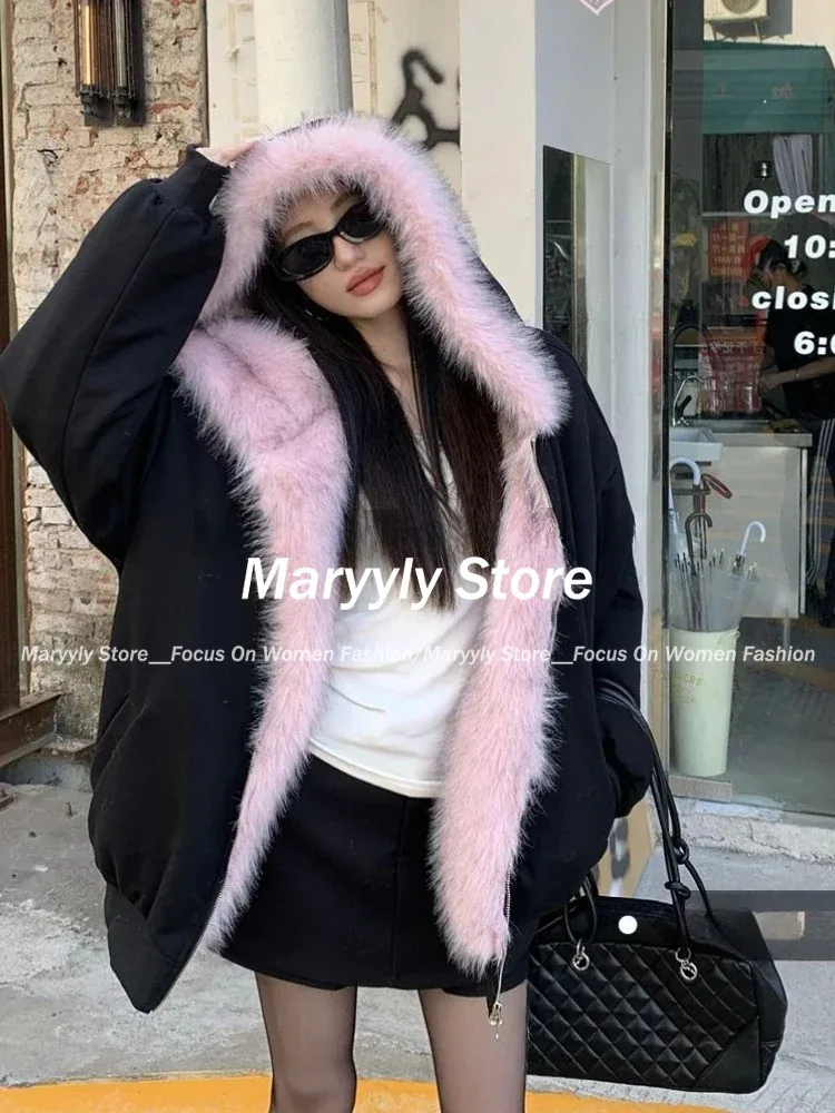 American Vintage Women's Fur P - Korean Street Fashion Female 评论和价格
