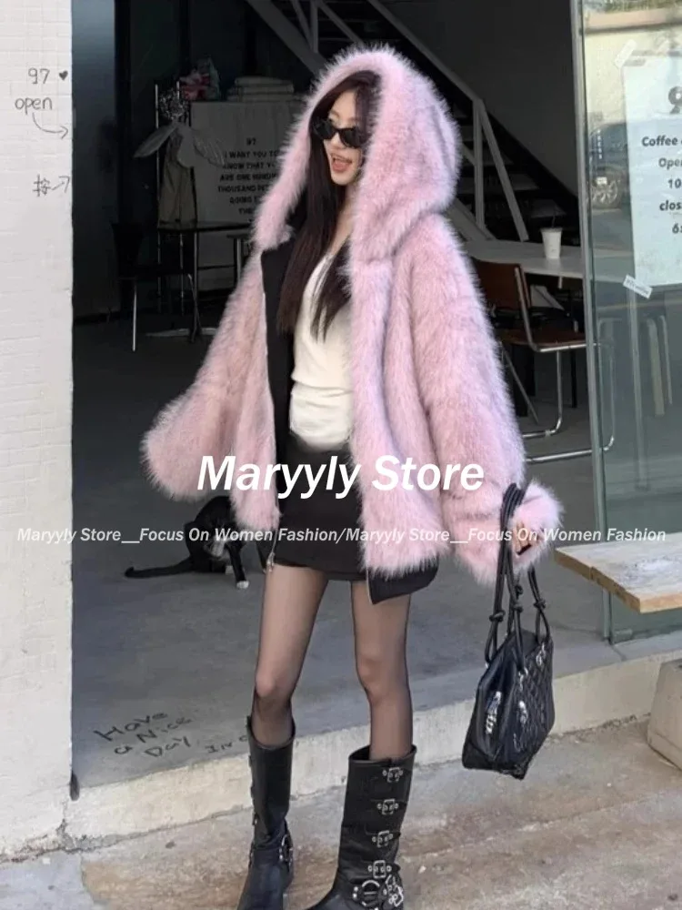 American Vintage Women's Fur P - Korean Street Fashion Female 评论和价格