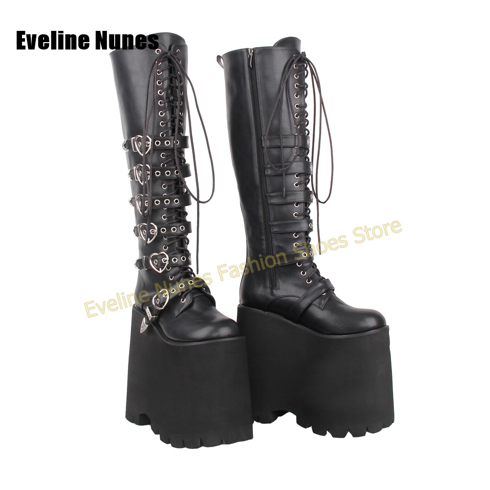 Y2K Gothic Lolita Tall Platfor - Street Fashion Y2K 评论和价格