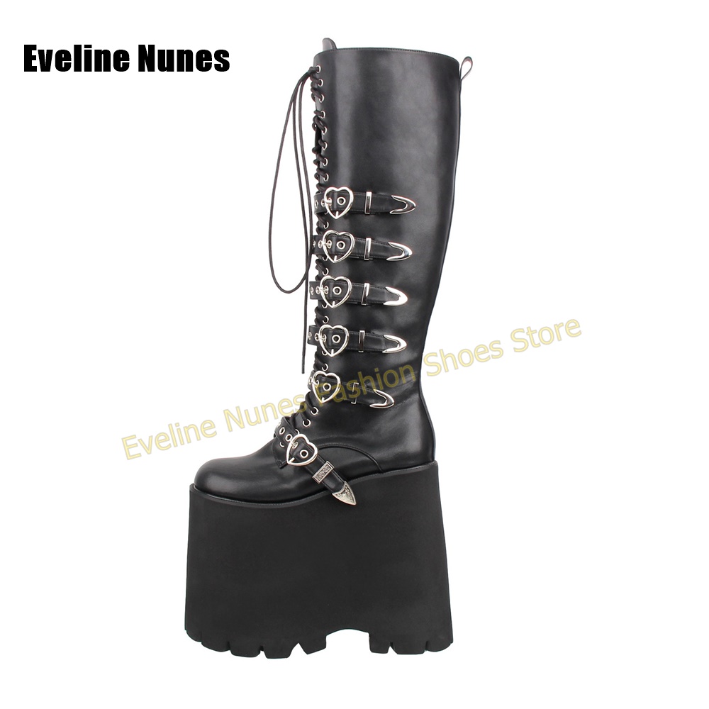 Y2K Gothic Lolita Tall Platfor - Street Fashion Y2K 评论和价格