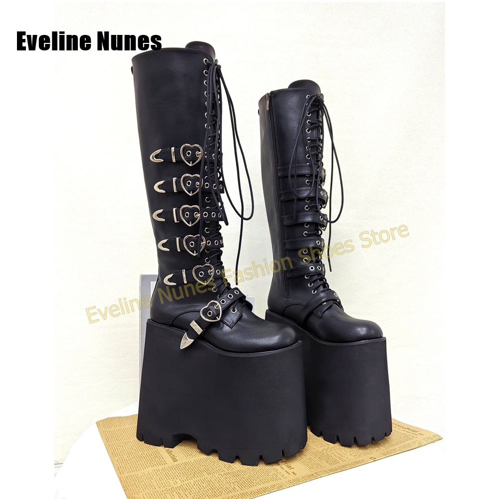 Y2K Gothic Lolita Tall Platfor - Street Fashion Y2K 评论和价格