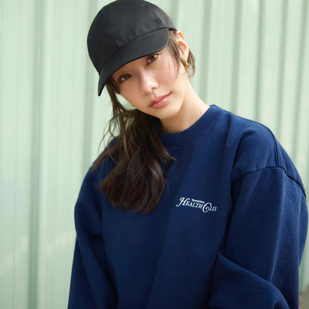 Women Autumn Health Club Lette - Oversized Crewneck Fleece 评论和价格
