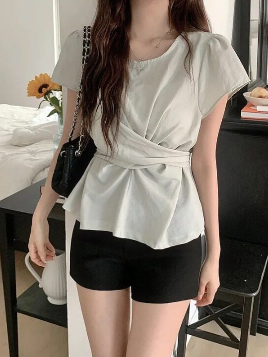 Fashionable Chic Waist-Cinchin - Street Fashion Korea 评论和价格