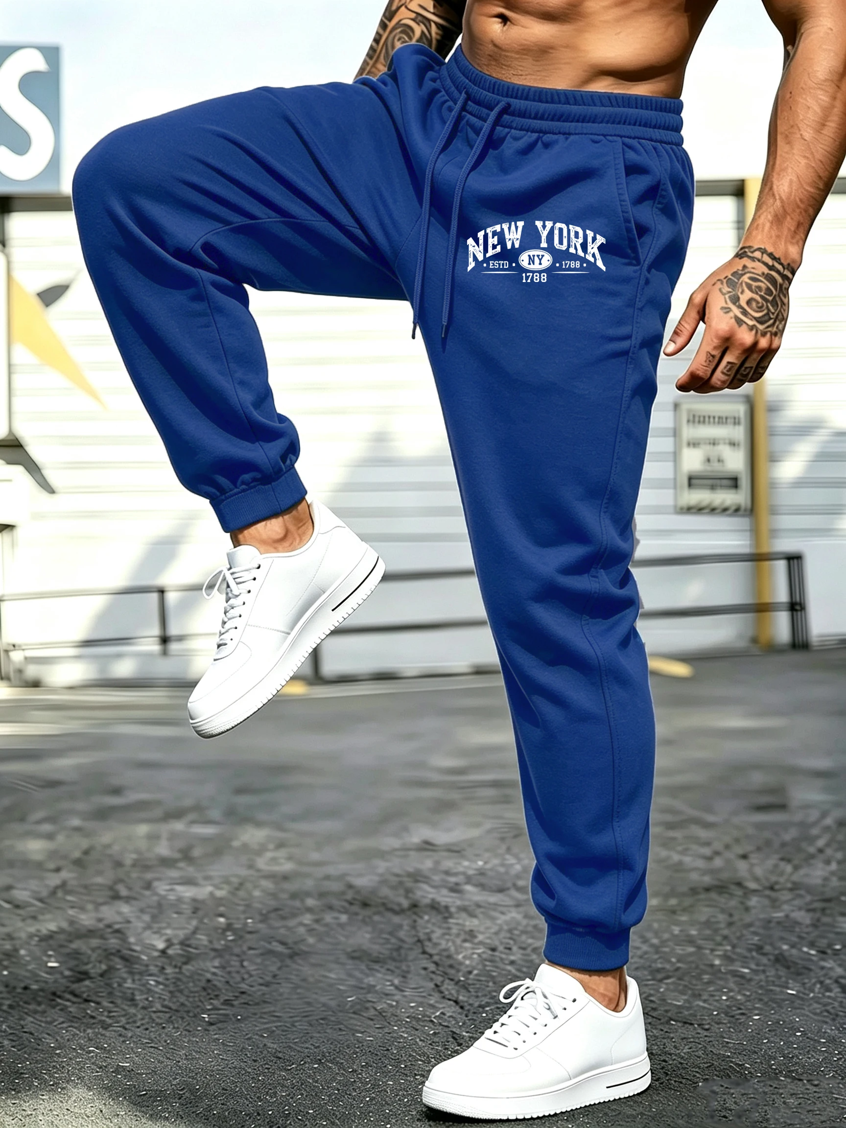Men's jogging trousers, New Yo - Street Style New York Fashion 评论和价格