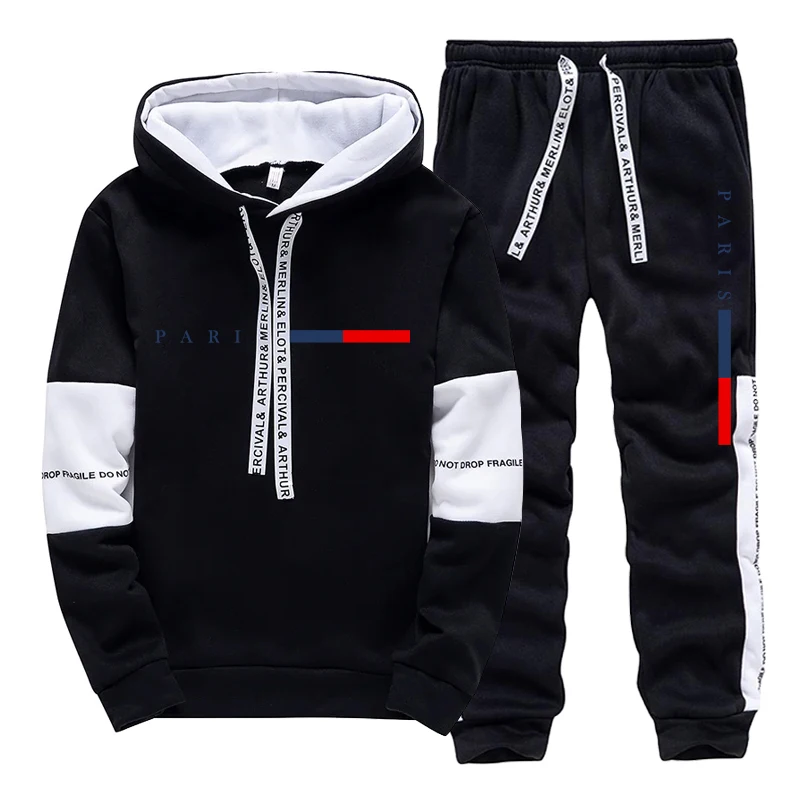 Men's Set/Hoodie/Pants Paris F - Street Fashion For Man 评论和价格