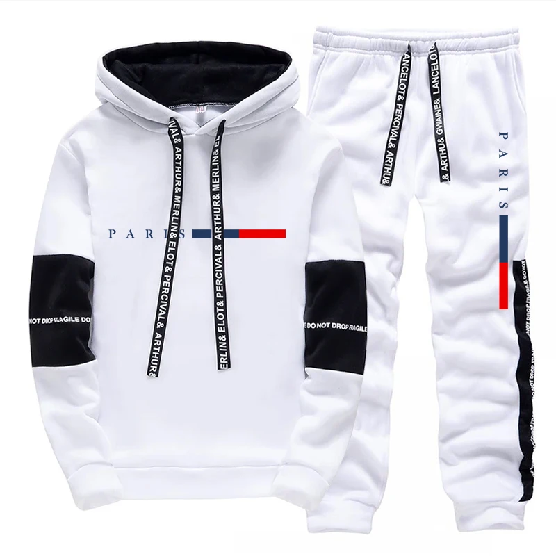 Men's Set/Hoodie/Pants Paris F - Street Fashion For Man 评论和价格