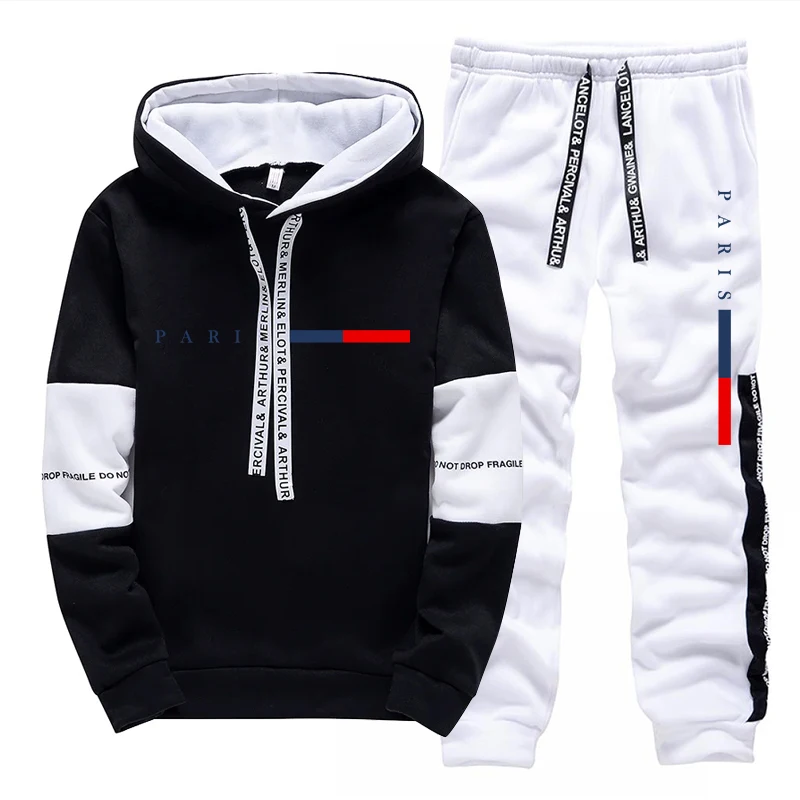 Men's Set/Hoodie/Pants Paris F - Street Fashion For Man 评论和价格