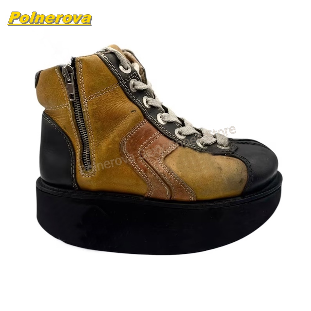 Women Vintage Color Block Plat - Street Fashion Y2K 评论和价格